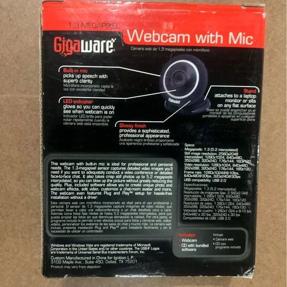 This WebCam, is new is ready to be used for whatever! - Picture 2 of 2